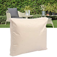 Yagosodee Fodera per Letto Pieghevole Fodera per Mobili Impermeabile Antipolvere per Uso Esterno in Giardino (Beige)