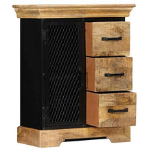 FAMIROSA Credenza 60x30x75 cm, in Legno Massello di Mango