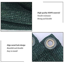 WUZMING Schermo Privacy Balcone Recinzione Parabrezza per All'aperto Backyard Patio Balcone Resistente ai Raggi UV Resistente alle Intemperie con Occhielli (Color : Dark Green, Size : 0.9x6m)