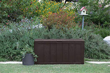 Keter Baule Sherwood in Resina, 270 lt, 117 x 45 x 57.5 cm, Marrone