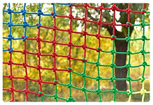 FCXBQ Rete da Arrampicata sicura per Esterni Rete da Arrampicata a Colori Rete da Arrampicata, Allenamento all'aperto, Rete per tensioni di espansione, Area Giochi per reti per Bambini, Rete di Si