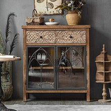 HLZY Armadio Laterale Accento, armadi da Cucina Armadietti Buffet Armadio Server 2-Door Free Standing Governo di immagazzinaggio Armadio Cucina Ingresso Governo di immagazzinaggio Multi-Layer