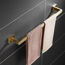 Portasciugamani da parete 60 cm, color oro spazzolato