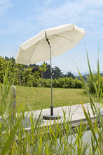 Schneider - Locarno, Ombrellone rotondo, colore: Bianco (Natur), Ø ca. 200 cm