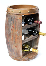 DanDiBo Scaffale-Vino Botte Vini 1555 Bar Porta-Bottiglie 50cm per 8 bottigl. Scaffale Botte Botte-Legno