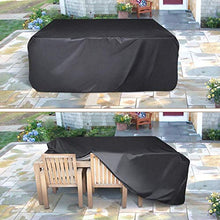 ALGFree-Parasole Vela Rettangolare incatramata mobili da Giardino Covers Esterna Impermeabile Copertura di Tabella for Patio di Protezione, Personalizzabile (Color : Nero, Size : 100x80x100cm)