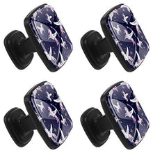 Pegasus e Unicorn Pomelli per Porta Set di 4 Pomelli per Mobili Manopole per Cassetti Cucina Armadio Vetro