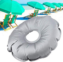ANNIUP - Base per ombrello da esterni, portatile, pieghevole, rotondo, con riempimento dell'acqua
