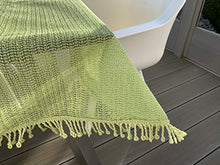 JEMIDI Tovaglia da giardino, resistente alle intemperie, rotonda, rettangolare, resistente alle intemperie, rettangolare, 130 cm x 160 cm, verde tiglio