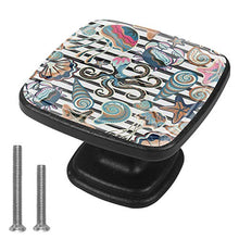 Navigation shell Pomelli per Porta Set di 4 Pomelli per Mobili Manopole per Cassetti Cucina Armadio Vetro