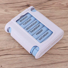 DOITOOL Contenitore per pillole da viaggio 7 giorni 28 scomparti portapillole per quattro giorni settimanali, portapillole con design a cassetto portatile e a prova di umidità