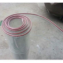 XHCP Telo in Tela Cerata Tenda in PVC Addensato con Occhielli Telo Resistente e Massiccio Impermeabile, Trasparente, Dimensioni Personalizzabili, 1 m * 2,6 m