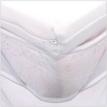 AILIME SRL Topper Memory Foam Singolo 80X200 CM Alto 5 CM SFODERABILE Tessuto in Aloe Vera Dispositivo Medico