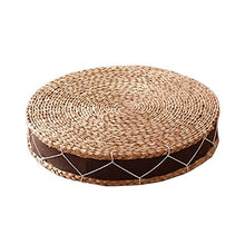 Fancy Pumpkin Tessitura di Paglia a Mano Yoga Piano Cuscino Cuscino di Seduta Cuscini ZA-Zen Mat, A