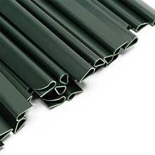 Wiltec Paravista frangivento, 70mx19cm Verde, in PVC 650g/m², con 40 Clips Frangivista