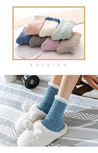 HTYH Fashion Middle Tube Warm Lamb Wool Socks 4 PCS