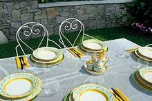 vorghini Tavolo Rettangolare da Giardino 160x100 cm in Ferro Desenzano Avorio