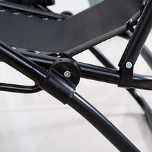 Blackning Sedia Sdraio Pieghevole Chaise Longue, Sedia Sdraio Pieghevole con portabicchieri Zero Gravityner per Esterno, Campeggio, Patio, Prato