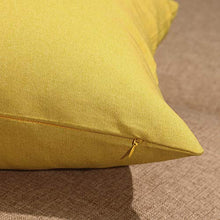 Set di 4 federe decorative per cuscino da giardino, per patio, balcone, impermeabile, con rivestimento in PU, per divano, patio, divano, tenda e balcone, 40 x 40 cm (giallo oro)