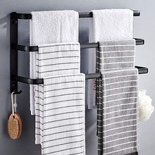 Cxcdxd - Porta asciugamani autoadesivo, a 3 livelli, in alluminio, 60 cm, per cucina, bagno, WC