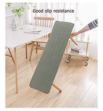 Cuscino per panchina Cuscino per Panca da Giardino, Cuscino da Pavimento Tatami, Cuscino da Pavimento per 2-3 posti, Patio Rettangolari Cuscino per Panche-Marrone 200×40cm(79×15in)