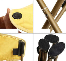 Triangolo Piegare Sedia Da Campeggio Viaggio Sedia Da Pesca Escursione Sgabello Sede Mobili Patio Yard Outdoor