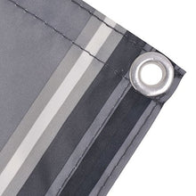 Xingshuoonline Tessuto Oxford Privacy Pellicola Schermo a Righe Grigio Balcone Privacy Screen The Shield può Essere Facilmente attaccato al Balcone