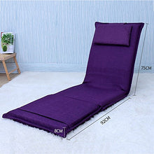 MYS-Sofas C-K-P Divano Pigro, Divano Pigro schienato, Divano Pieghevole Singolo Pranzo, Lettino Computer Basso (Colore : 1#)