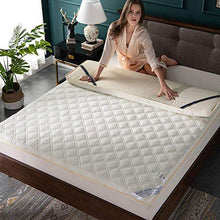 Floor Mattress Futon Mattress,Breathable Fold Futon,Thick Mattress,Double Japanese Sleeping Pad,Soft Futon Floor Mattress,Foldable Roll Up Floor Mattress/off/White / 180x200cm