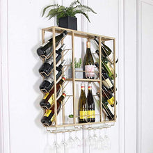 CCLLA Scaffali sospesi per mobili da Bar Scaffale a Muro, Portabottiglie per Vino, Portabottiglie a soffitto, Scaffale a soffitto Regolabile, Ripiani Multifunzione, Multi-Formato