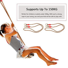Take Fan - 2 cinghie per dondolo da appendere, corde regolabili da 1,8 m, corde resistenti, perfette per dondolo