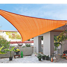 KAISUN Tenda a Vela Triangolare,Tenda a Vela Parasole da Esterno Protezione Solare Anti Raggi UV con Corda Libera per Giardino Balcone Terrazza (4x4x4m,Cielo Blu)