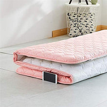 Z&HA Spesso Premium Materasso Pad, futon Giapponese Tatami Sleeping Trapuntato Equipaggiata Materasso da dormitorio casa,Rosa,180 x 200 cm