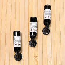 GJSN Cremagliera da Vino, Ferro Battuto Nero a Parete Semplice e Moderna Durata Di Risparmio Spaziale Forte e Stabile Spazio Design Semplice