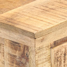 vidaXL Credenza 65x32x70 cm Legno Massello di Mango e Canna Naturale