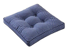 XHNXHN - Cuscino quadrato per sedia da pavimento, colore: Blu scuro