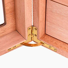 NIHAOA Accessori del Sigaro Corrosione Portatile Cigar Humidor Desktop - Cigar Box Valigia con igrometro e umidificatore Buon apporto di umidità