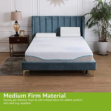Movian - Materasso francese in memory gel a 9 zone con coprimaterasso sfoderabile, 140 x 200 x 25 cm