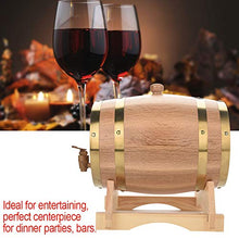 5L Botte di Rovere, Botte di Vino con Rubinetto, per Vino, Brandy, Whisky, Tequila
