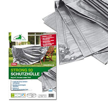 Rainexo Telo Protettivo antistrappo Altamente Resistente per Tavolo Ovale, 2,40 x 1,80 x 0,90 m, Argento/Grigio