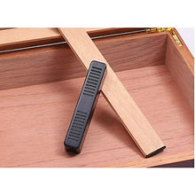 YUTRD ZCJUX Scatola per sigari in Legno di Cedro Rosso Nero (30 sigari) Custodia per armadietto per humidor con igrometro (Color : Red)