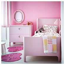 BUSUNGE cassettiera 2 cassetti 80x40x75 cm rosa chiaro