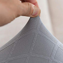 Suuki copriseduta Divano,Coprisedile per Divano Coprivaso,con Fondo Elastico,Copridivano per Divano in Poliestere Spandex per Camera da Letto/Soggiorno/Sala da Pranzo-caffè Leggero_4 posti