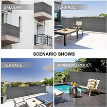 Balcone Protezione Copertura per Balcone Rete da Recinzione Materiale HDPE Idrofobo Fornisce Protezione per La Vista, Il Vento E I Raggi UV Adatto per Aree Piscina E Giardini