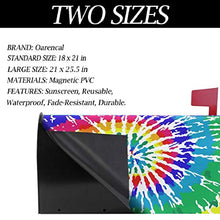 Colorato Tie Dye Rainbow Mailbox Copre Magnetico Giardino Yard Home Decor Dimensione Standard 23 "x 45,7 cm