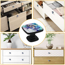 4 PCS Pomelli per Porta,Pomolo per Mobile,Pomelli per Mobili con Viti,Maniglia per Armadietto,Pomelli per Porta,Pomelli per Cassetti per Porta,Armadio,Cassetto e Credenza,Cavallo ad acquerello