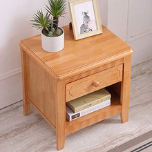 Comodino HAIZHEN Legno massello con 1 cassetto. Camera da Letto