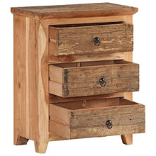 vidaXL Credenza 60x33x75 cm in Legno Massello di Acacia e di Recupero