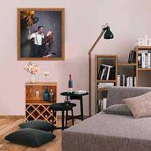 Relaxdays Cantinetta, Scaffale Per 8 Bottiglie Di Vino, Porta Calici, HxLxP: 63 x 50 x 28, Truciolato, Marrone
