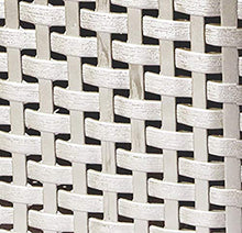 CURVER 206314 - Cassettiera in Polipropilene, Aspetto in Vimini, 3 x 14 L